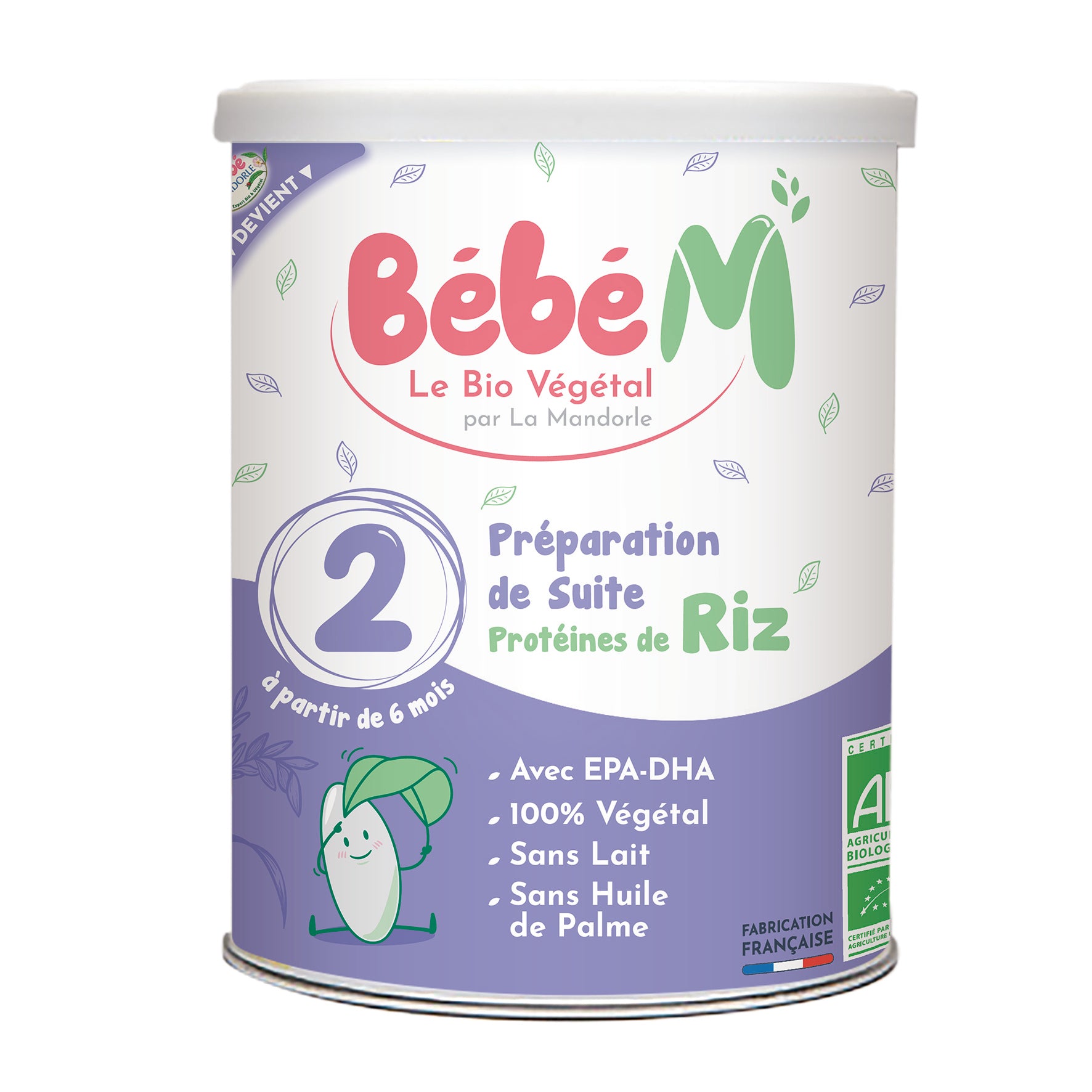 Bébé M Stage 2 – Vegan Follow-On Formula – Anti-Reflux