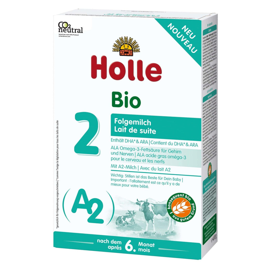 Holle A2 Formula Stage 2 (400g) - 6 - 10 Months